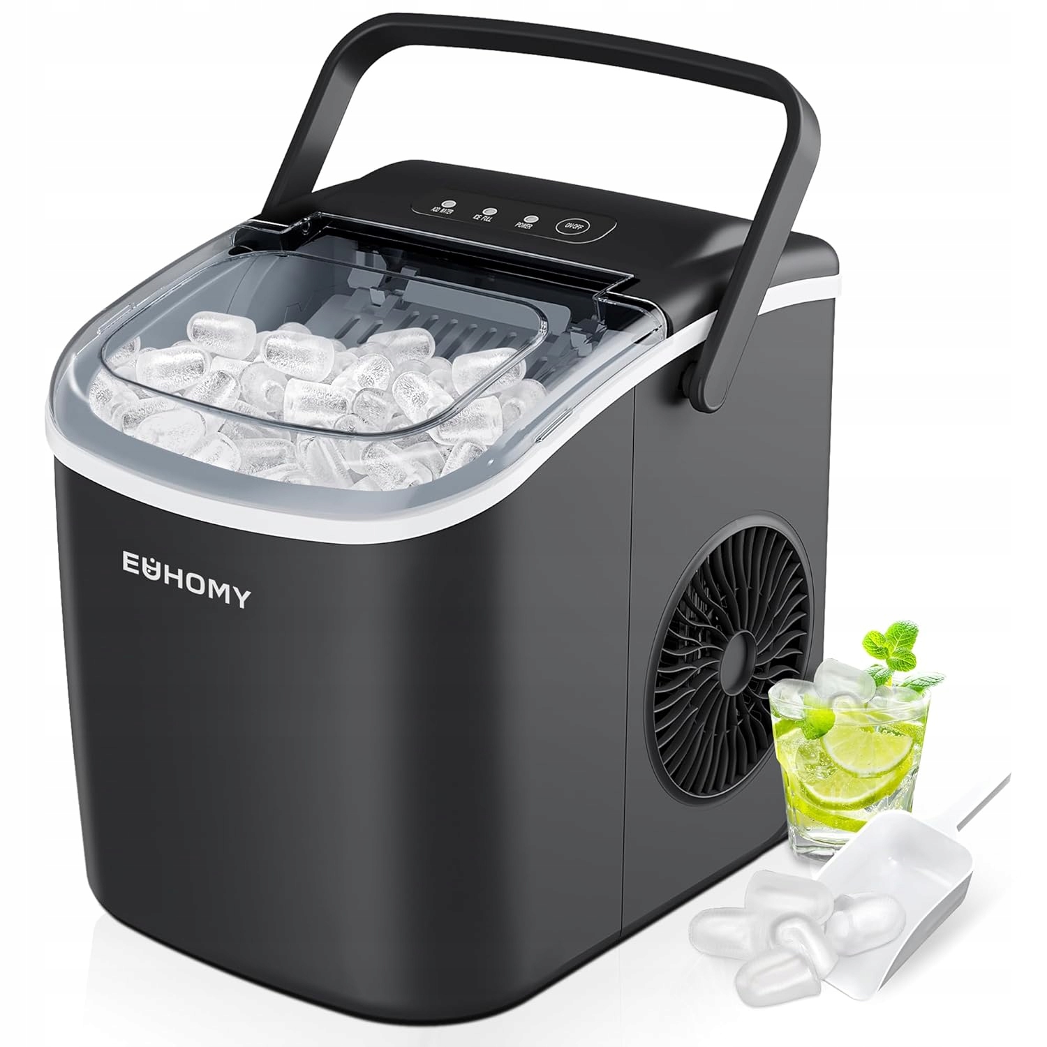 Kostkarka do lodu Euhomy HZB-12H czarny 90 W