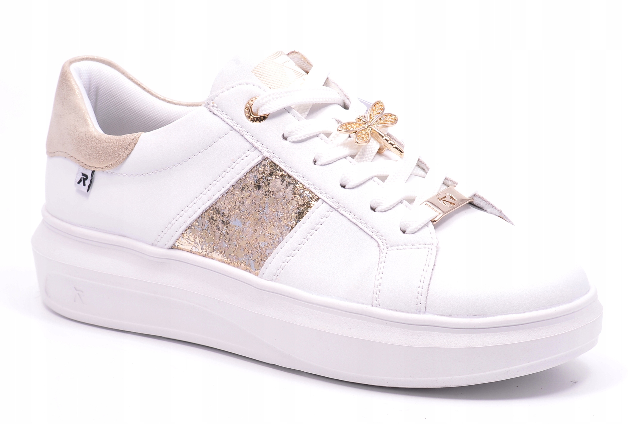 Tenisky Rieker W1202-82, bílé, Velikost 40