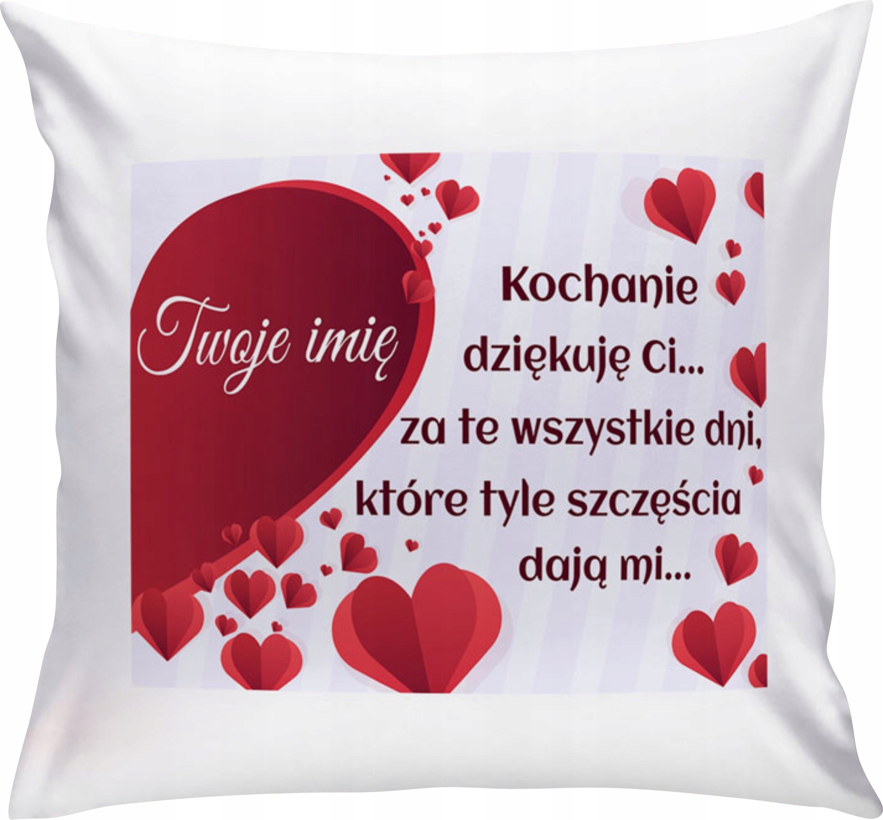 

Poduszka Imieniem Dla Zakochanych Walentynki W501