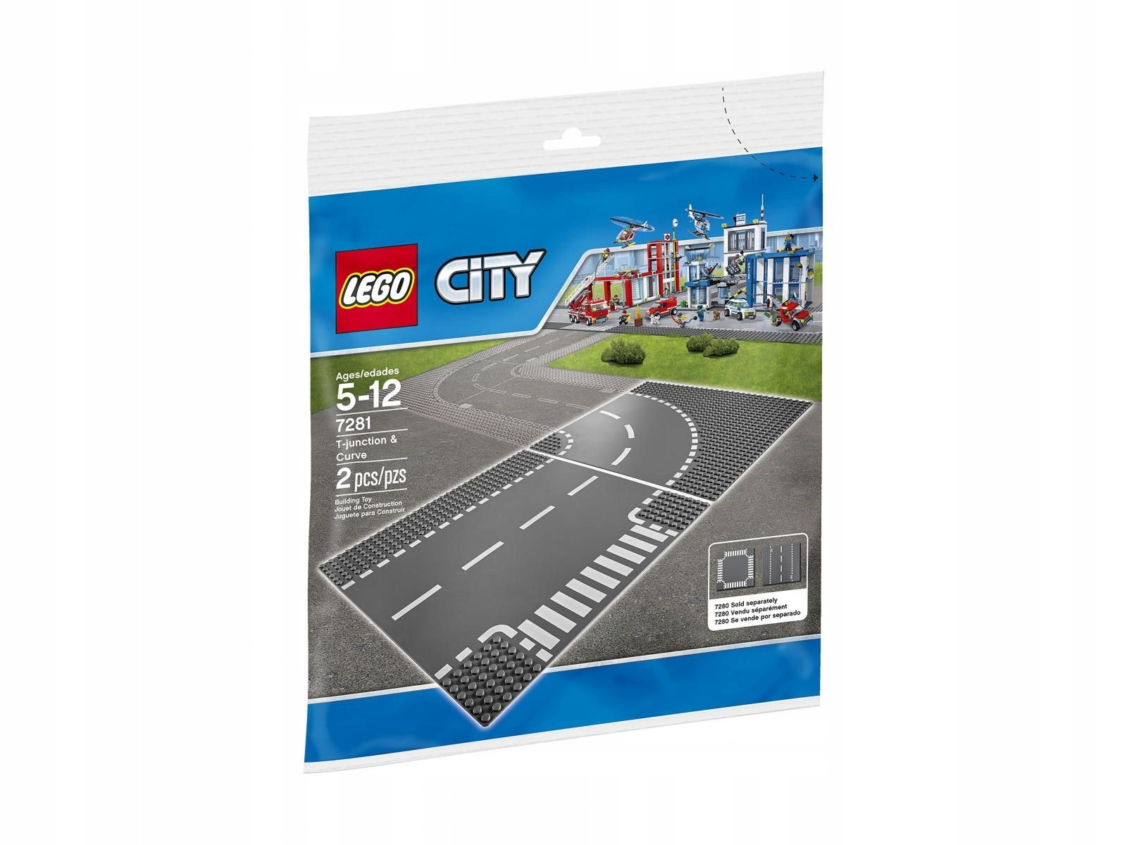 Lego City 7281 Křižovatka a zatáčka Nové