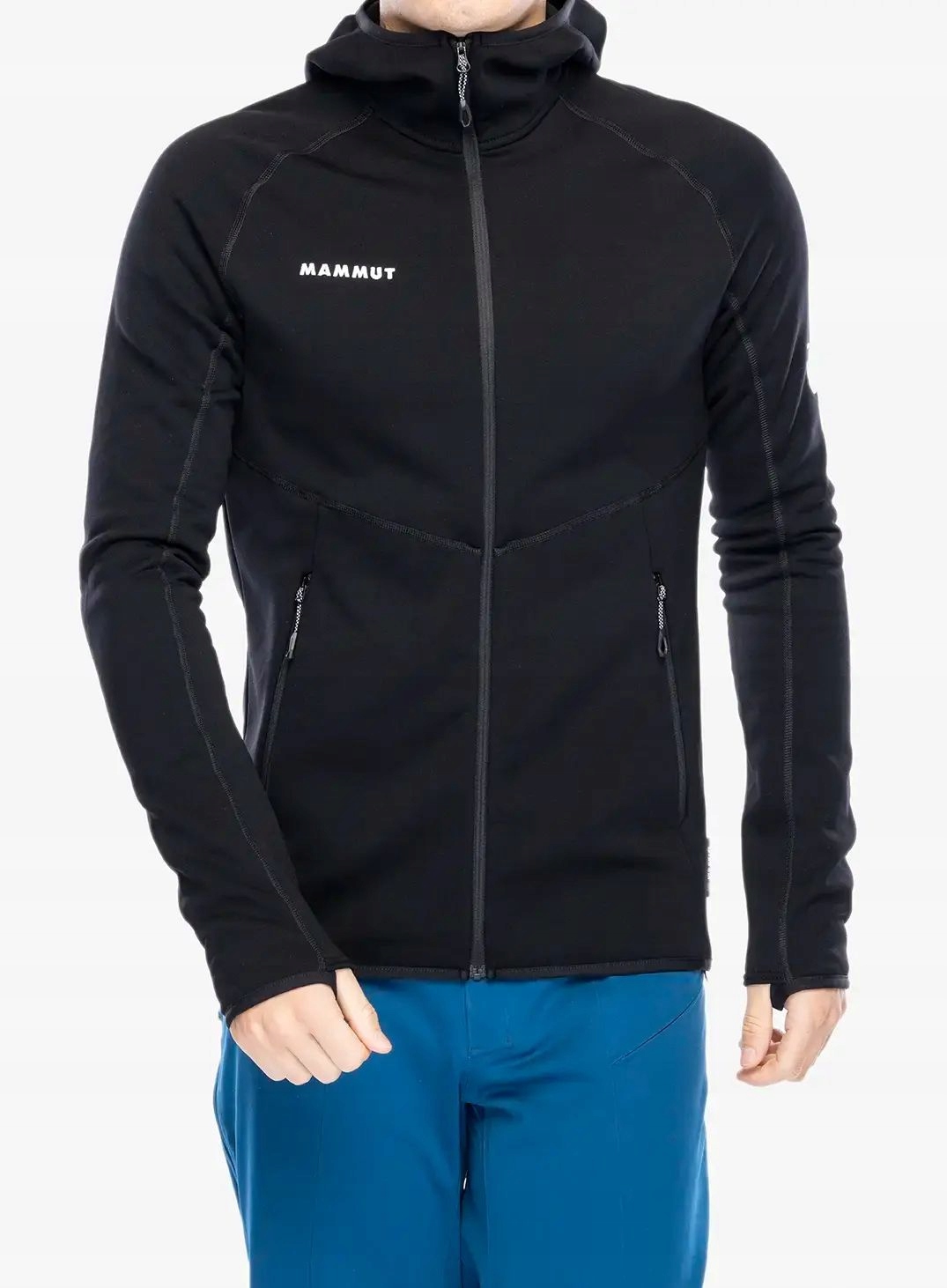 Bluza z kapturem Mammut Aconcagua ML Hooded Jkt black XL