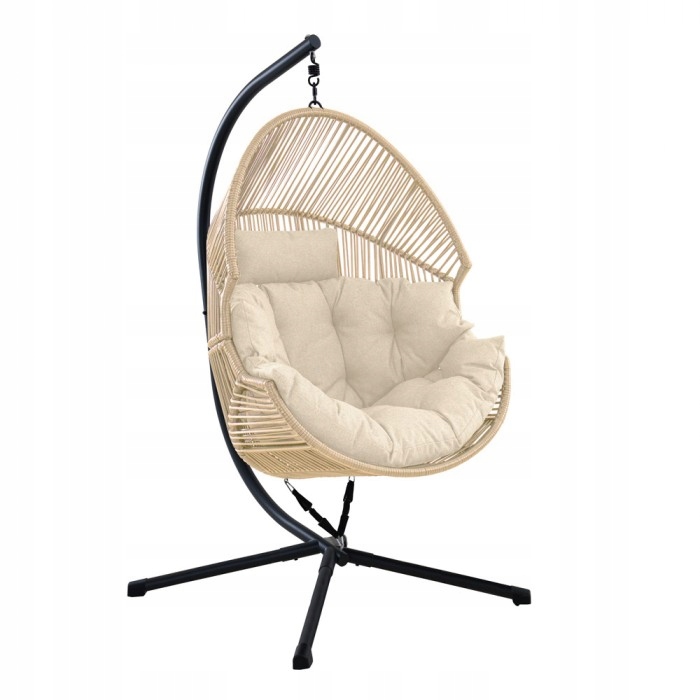 Závěsné křeslo Holand béžová barva