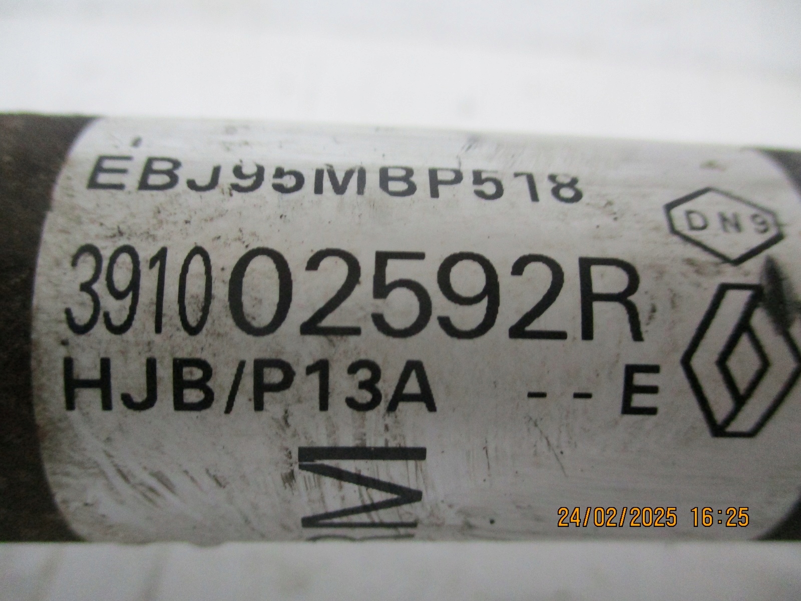semi-axis front NISSAN JUKE F16 1.3iT 391002592R right