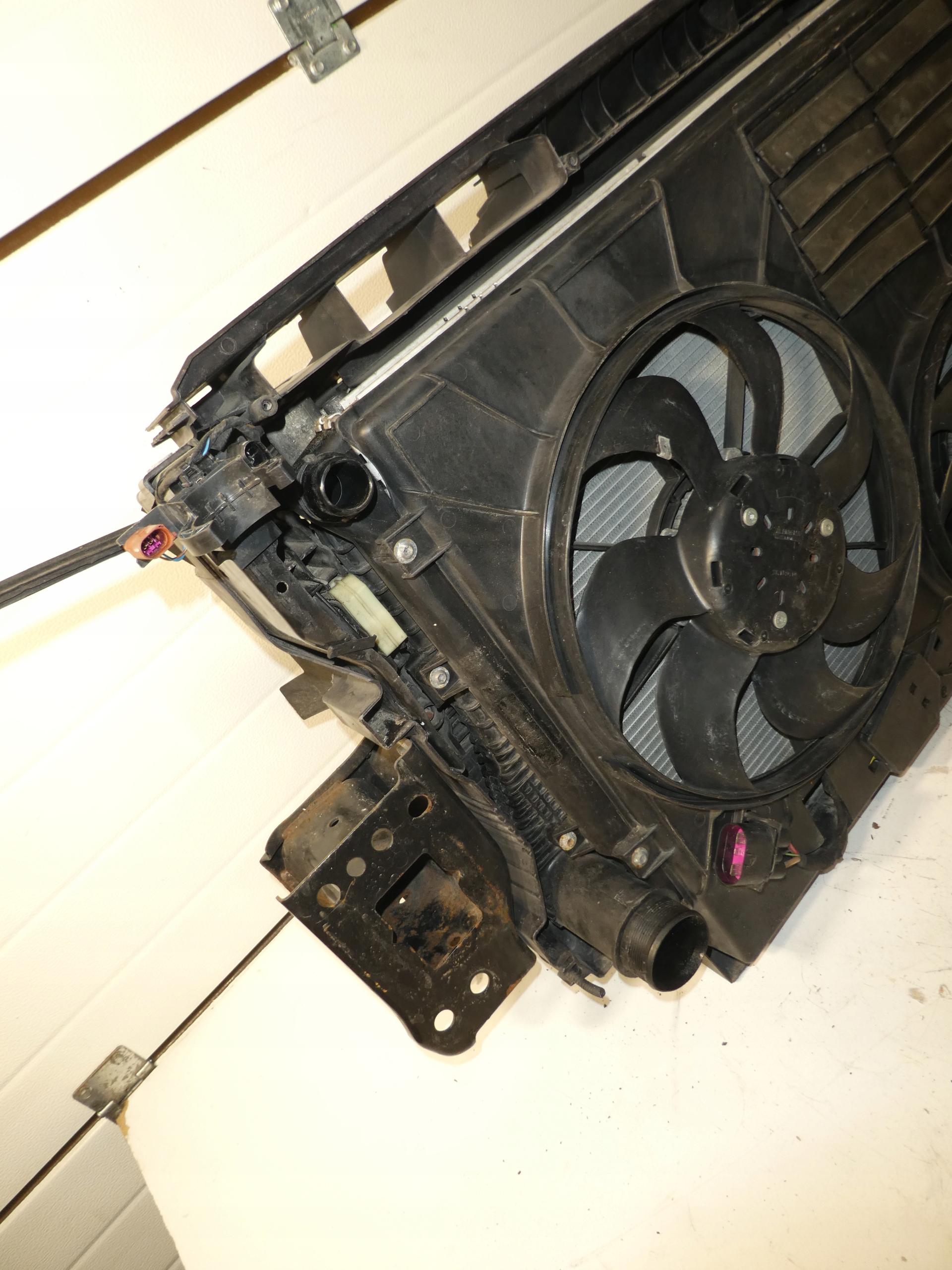 support panel for radiators radiator VW SHARAN 7N0 2.0 TDI pillar sider