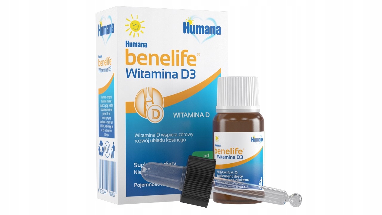 Humana 3 650g x 2szt + GRATIS Humana Wit D3 5ml Kod producenta 4031244782526