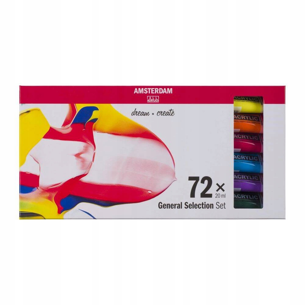 Barva akrylová malířská Talens Amsterdam 72x20ml Barvy malování po plátně