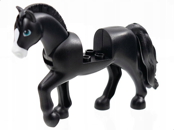 

Lego 76950c03pb01 Koń Konik czarny Nowy (12g)