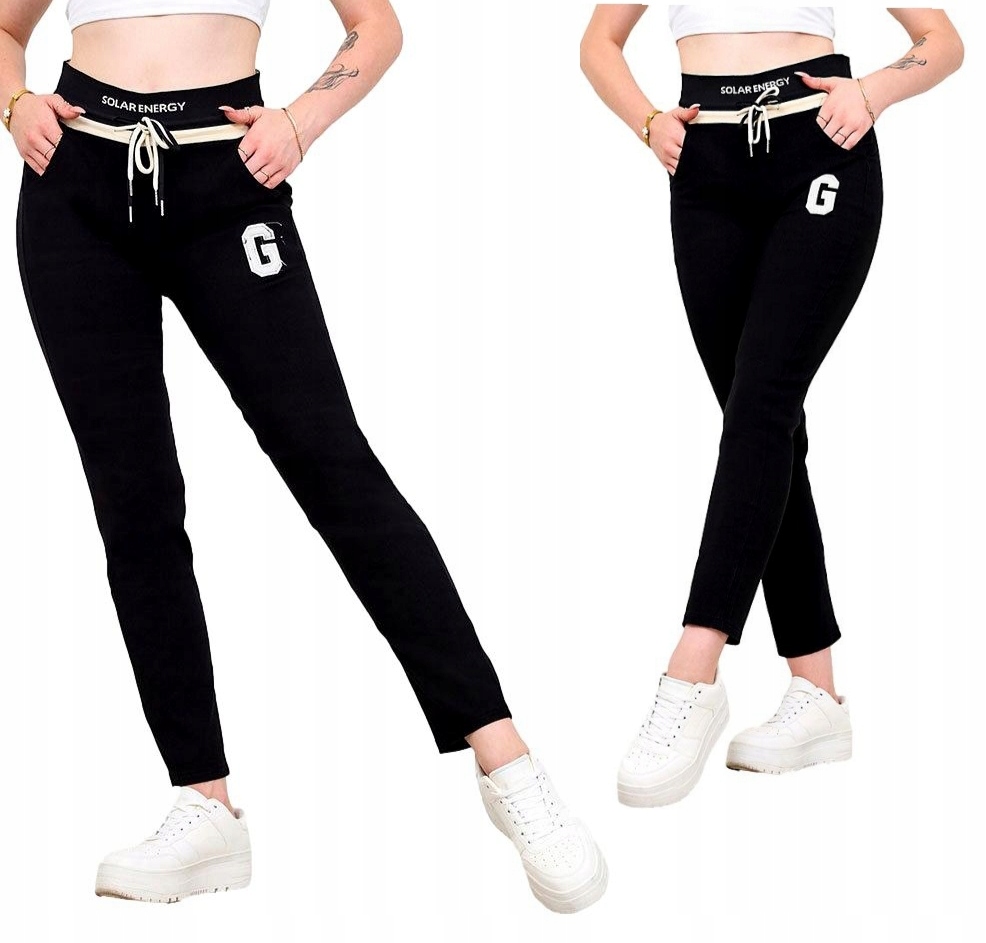 SPODNIE DAMSKIE SPORTOWO-ELEGANCKIE