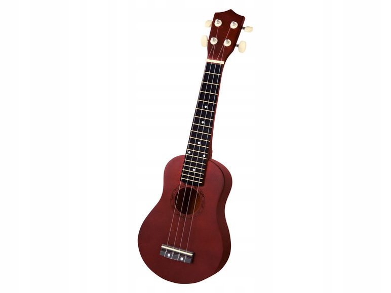 Ukulele pro začátečníky dřevo plektron učebnice s písničkami 105/R-2