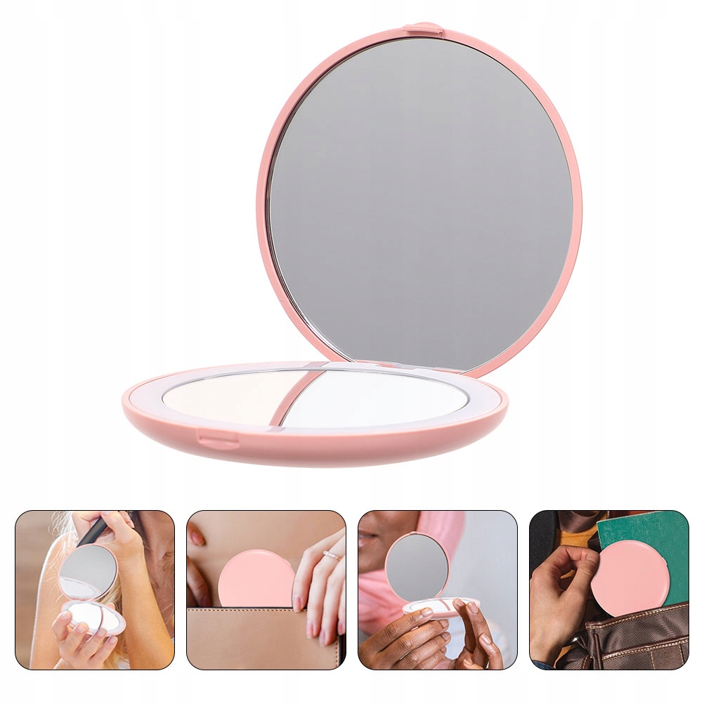 LUSTRO DO MAKIJAŻU LEKKIE SKŁADANE LEKKIE LED Rodzaj inny