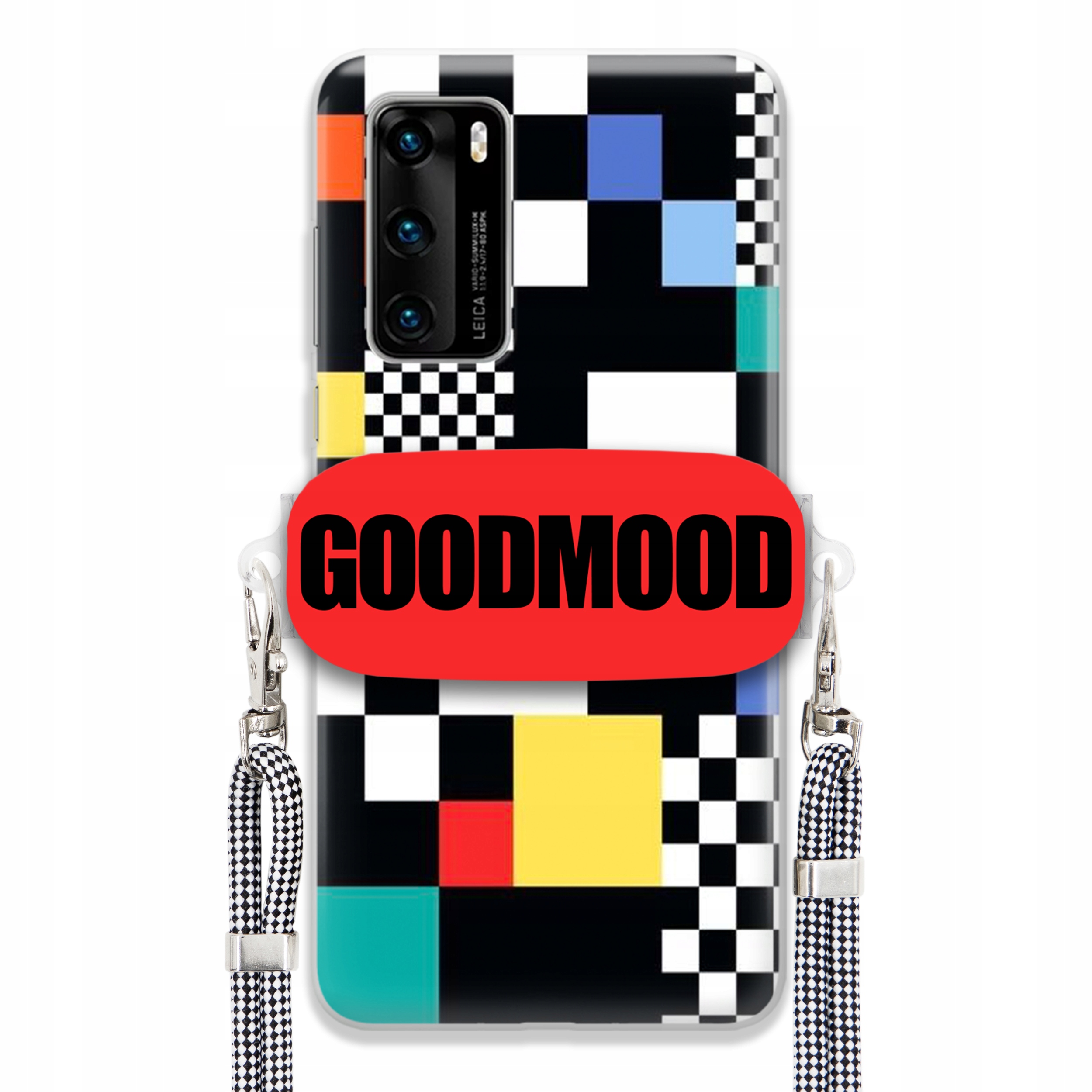 Puzdro Pre Huawei P40 Case Držiak Na Vodítko Pre Telefón Pixelart Goodmood Vzory
