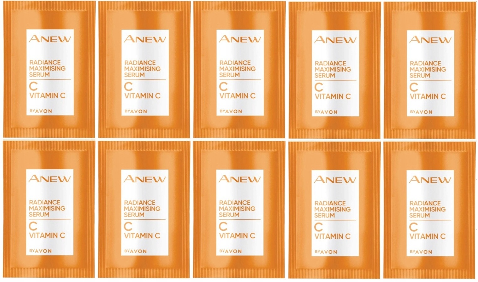 AVON RADIANC próbka Rozświetlająco odmładzające serum witaminą C PRÓBKI 10x