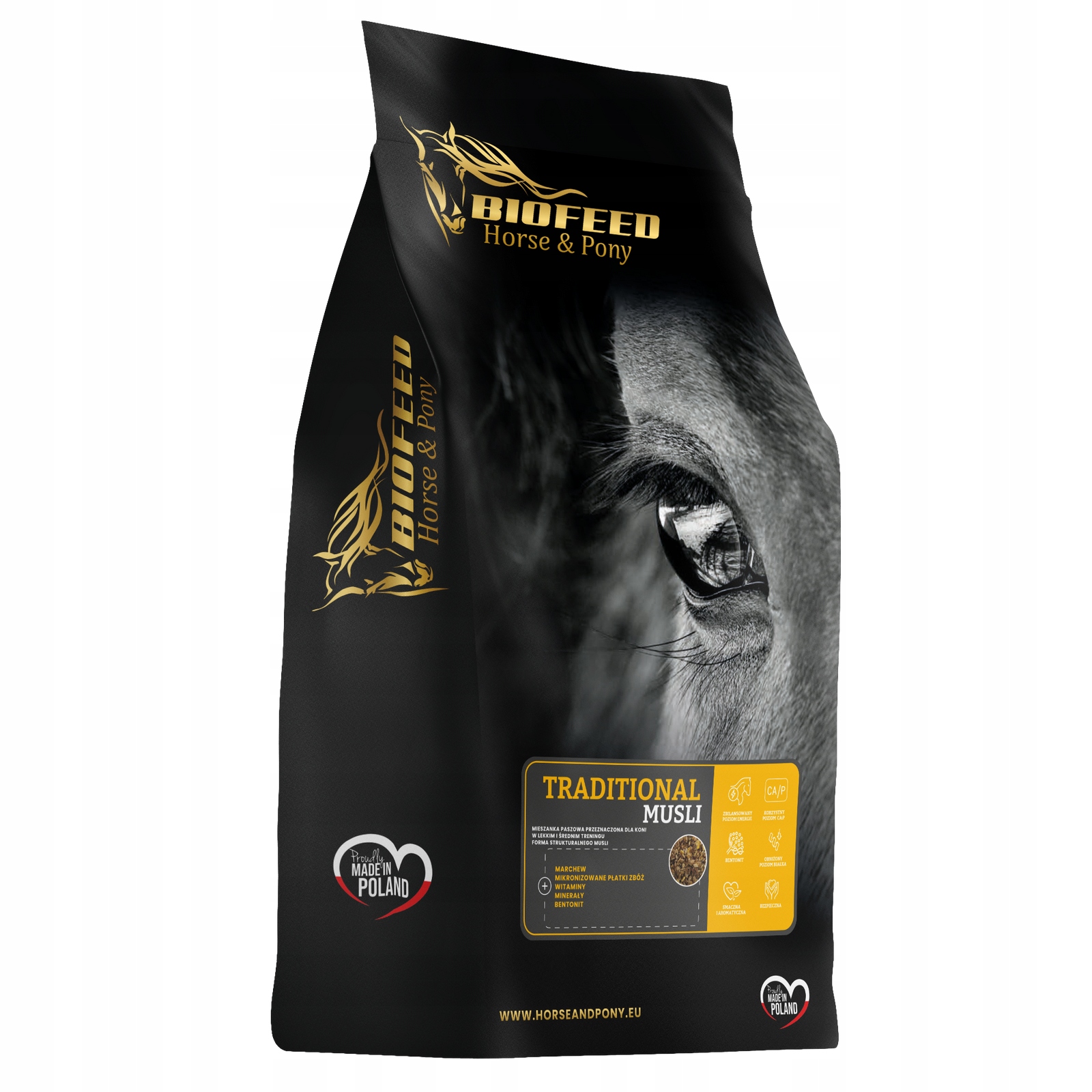 Biofeed Horse&Pony Traditional Musli 20kg podstawowe musli dla koni