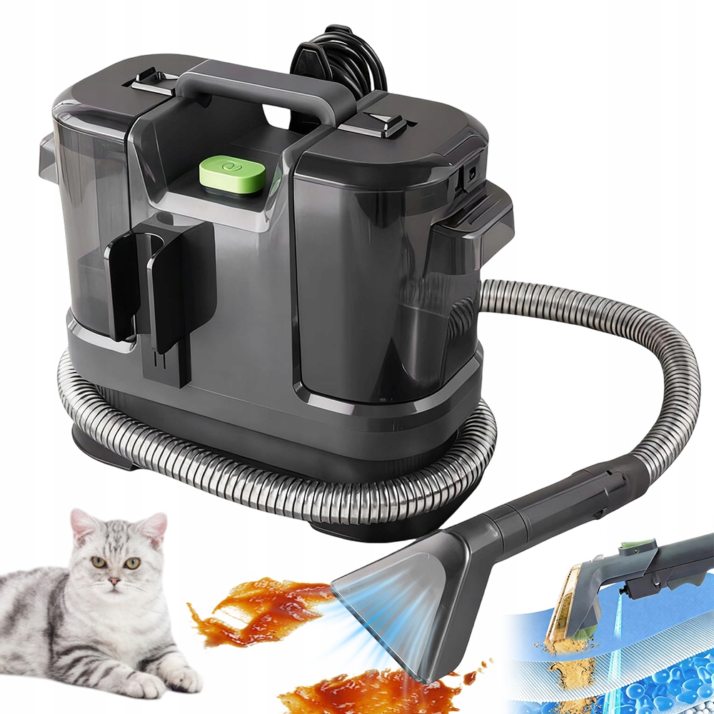 Tepovač na koberce a čalúnenie Silné mokré suché 2v1 Sada 450 W