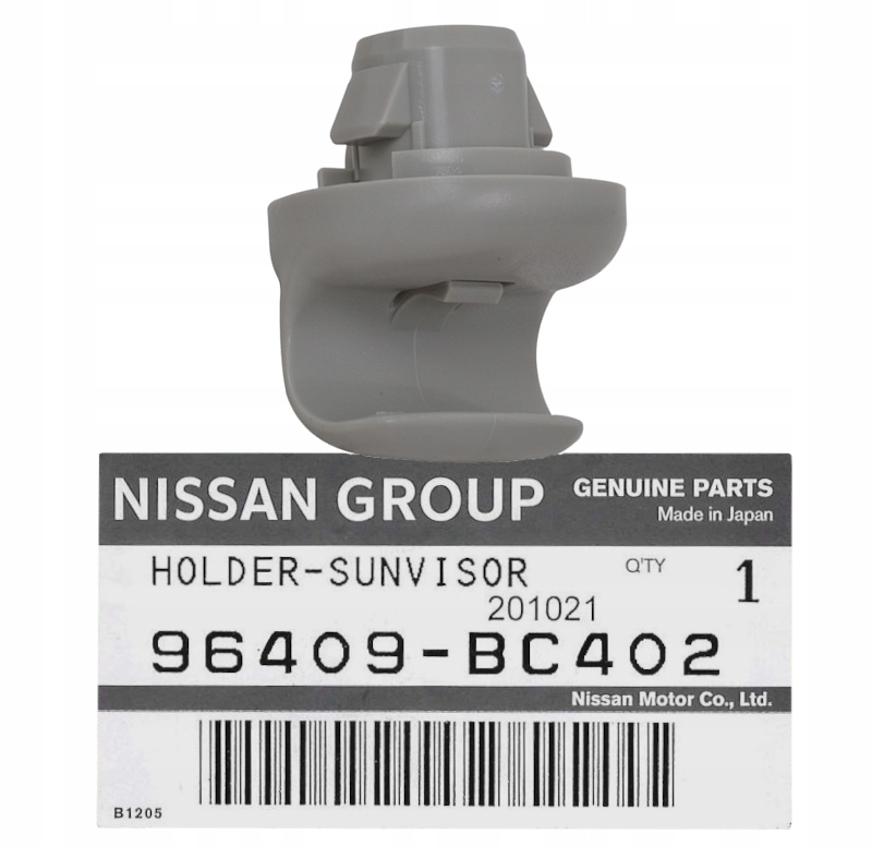 Uchwyt osłon przeciwsłonecznej QASHQAI 96409-BC402