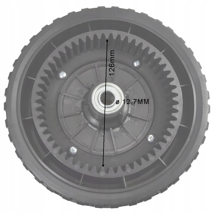 KOŁO NAPĘDOWE KOSIARKI NAC CASTORAMA FIELDMANN 53Z Kod producenta 17-12007