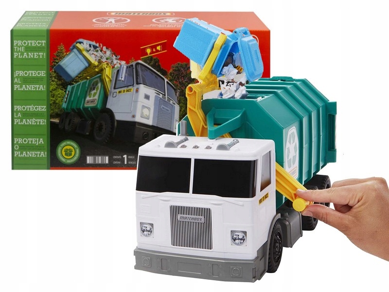

Matchbox Duża Śmieciarka Do Recyklingu
