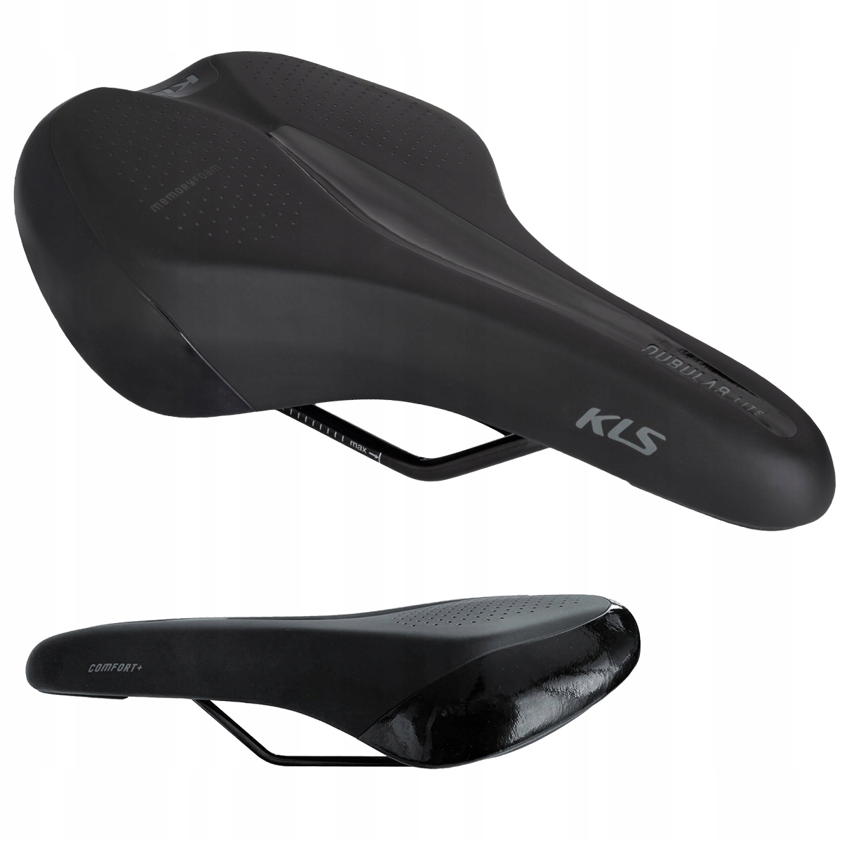 Siodło Rowerowe Kellys Nubular Lite Siodełko do Roweru Czarne