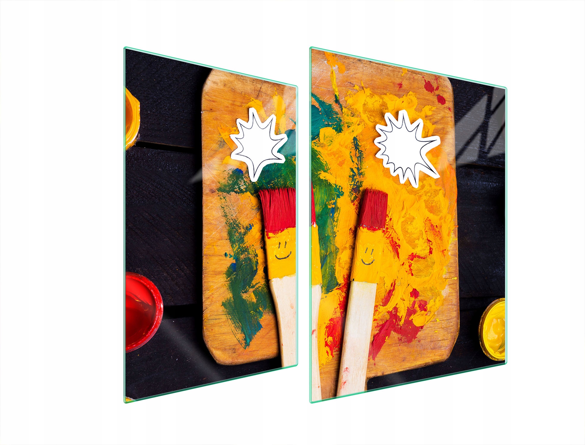 Skleněná Ochranná Deska Na Sporák 70x52 Úsměv Tvrzené Sklo