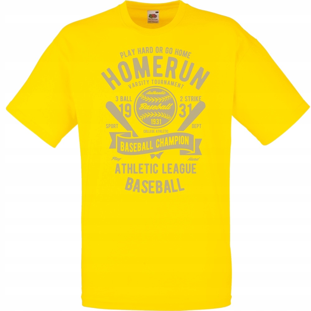 

Koszulka baseball kij baseballowy piłka sport L