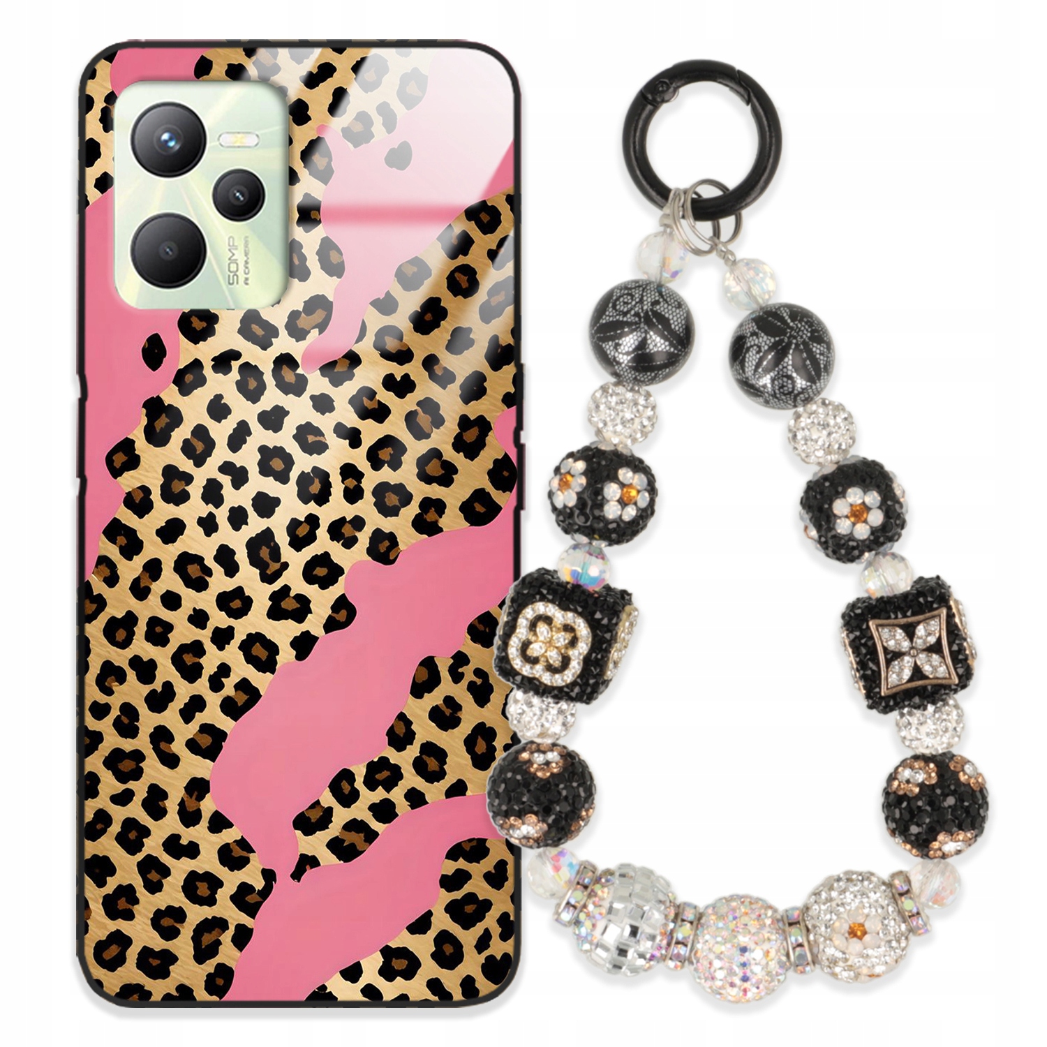 Puzdro Na Realme C35 Case Glass| Kľúčenka Elegantné Prémiové Dizajnové Puzdro