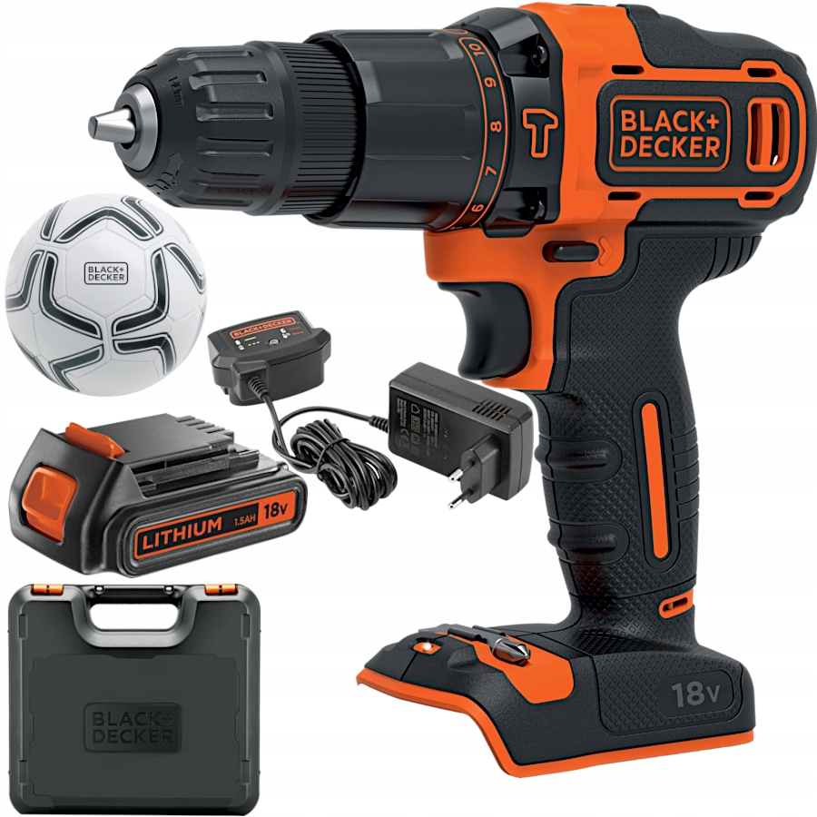 

Black Decker BDCHD18K Wkrętarka udarowa 18V 1.5Ah