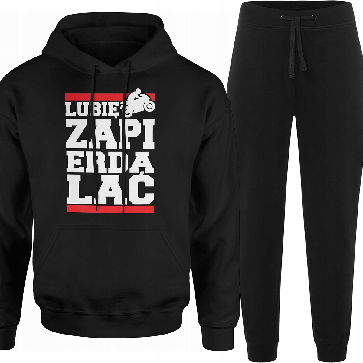 Teplákovka Pánský Komplet Pánské Tepláky Mikina Mám Ráda Potisk M