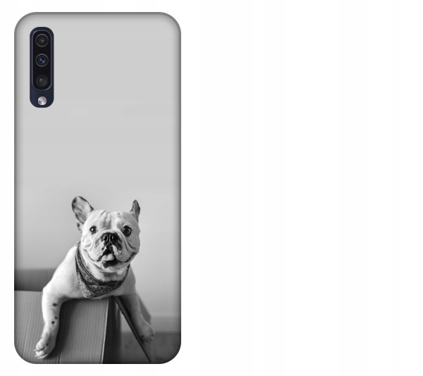 

Etui pokrowiec Samsung Galaxy A50 Pies buldog fran