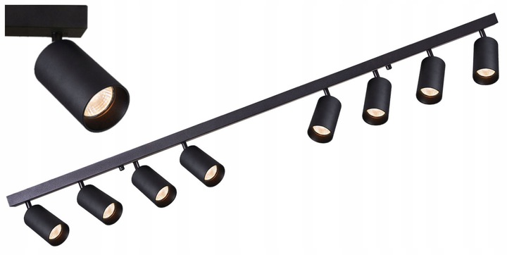 

Lampa sufitowa Listwa Szyna Spot 8x GU10 Premium