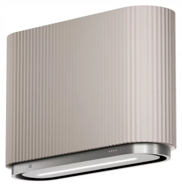 Okap kominowy ryflowany 60cm Ciarko Design Mono beżowy CDP6003E Cashmere