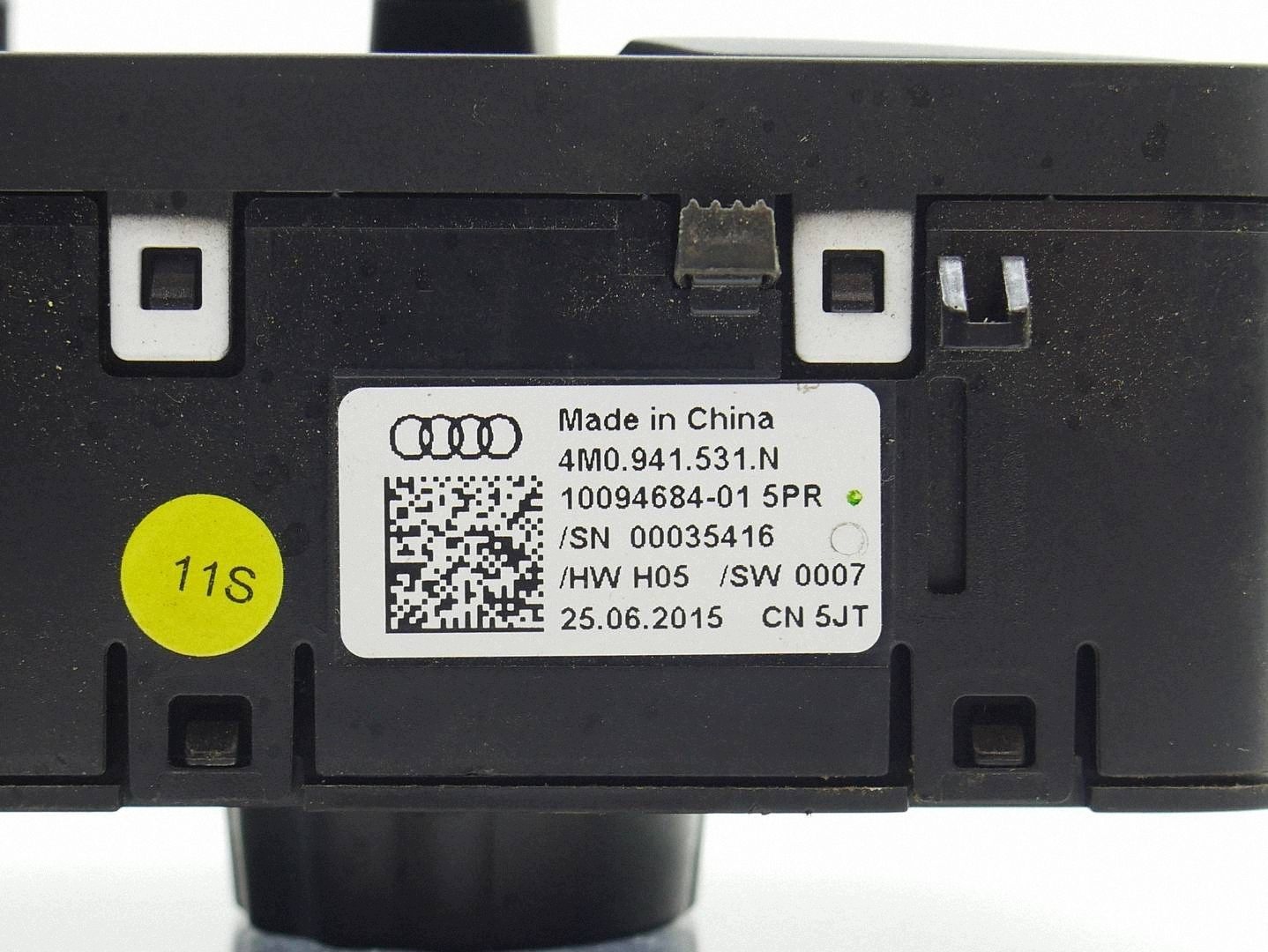 PANEL bouton interrupteur feux AUDI Q7 4M 4M0941531N