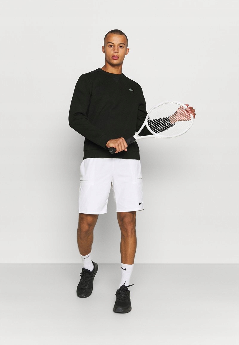 Sportovní mikina na tenis černá Lacoste S