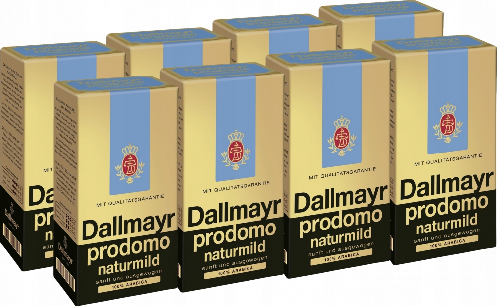 Dallmayr Naturmild 500g kawa mielona x8