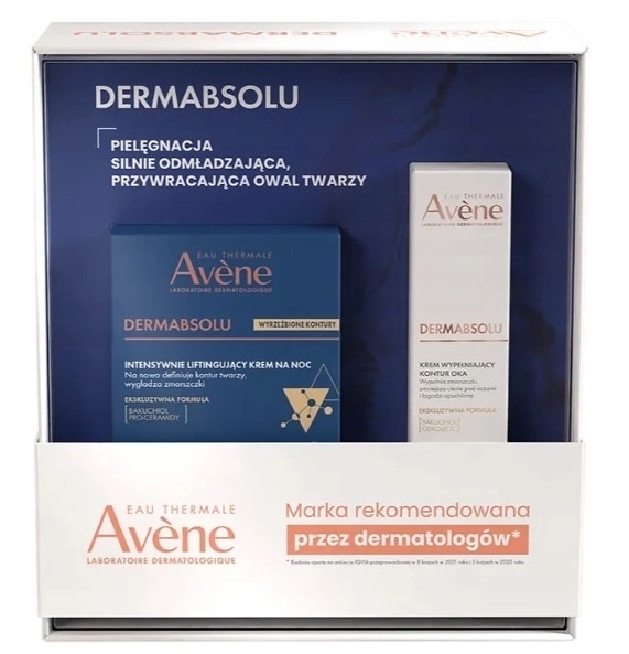 Avene DermAbsolu Zestaw Liftingujący krem na noc, 40 ml Krem wypełniający