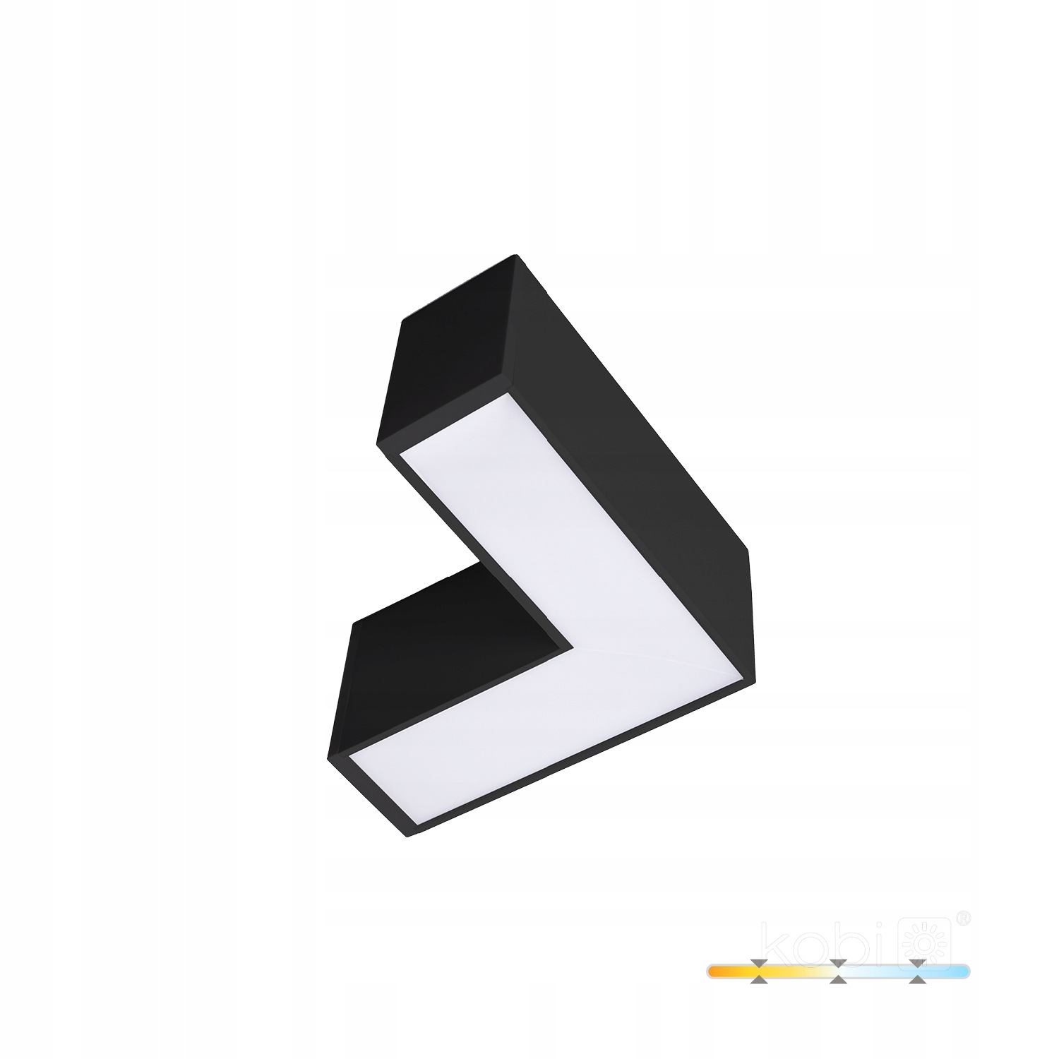 Kobi Led úhlová spojka pro lineární lampy koline k2 černá 220-240 V
