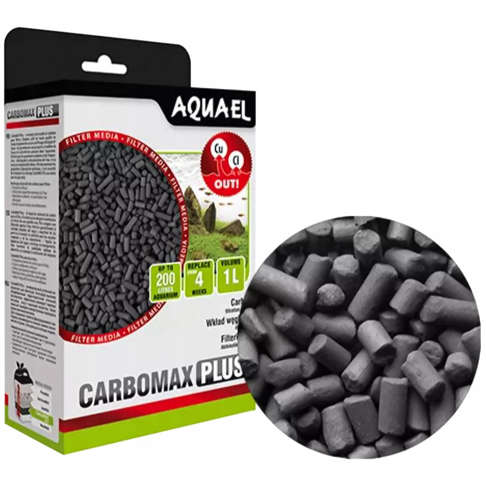 Aktivní Uhlí Do Akvarijního Filtru Na Zabarvení A Pachy 1 L