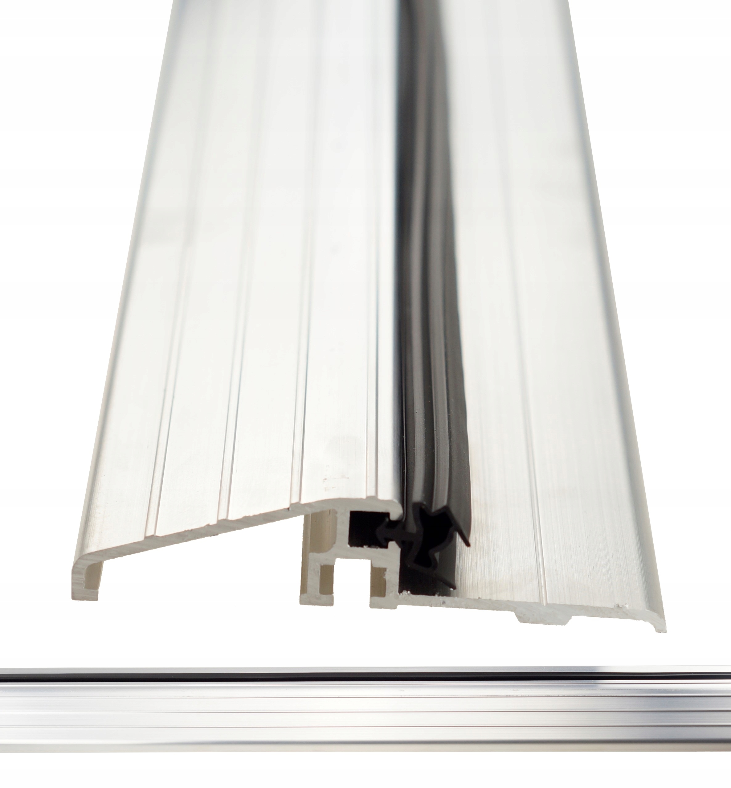 Univerzální hliníkový práh s těsněním 114 cm Pl