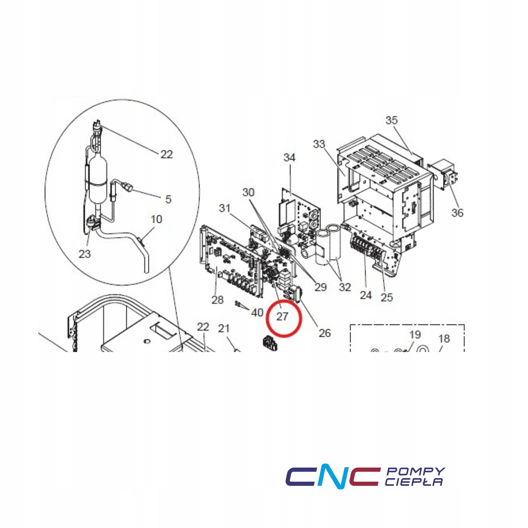 280331 T7WE32346 Noise Filter G Filter proti rušeniu Mitsubishi