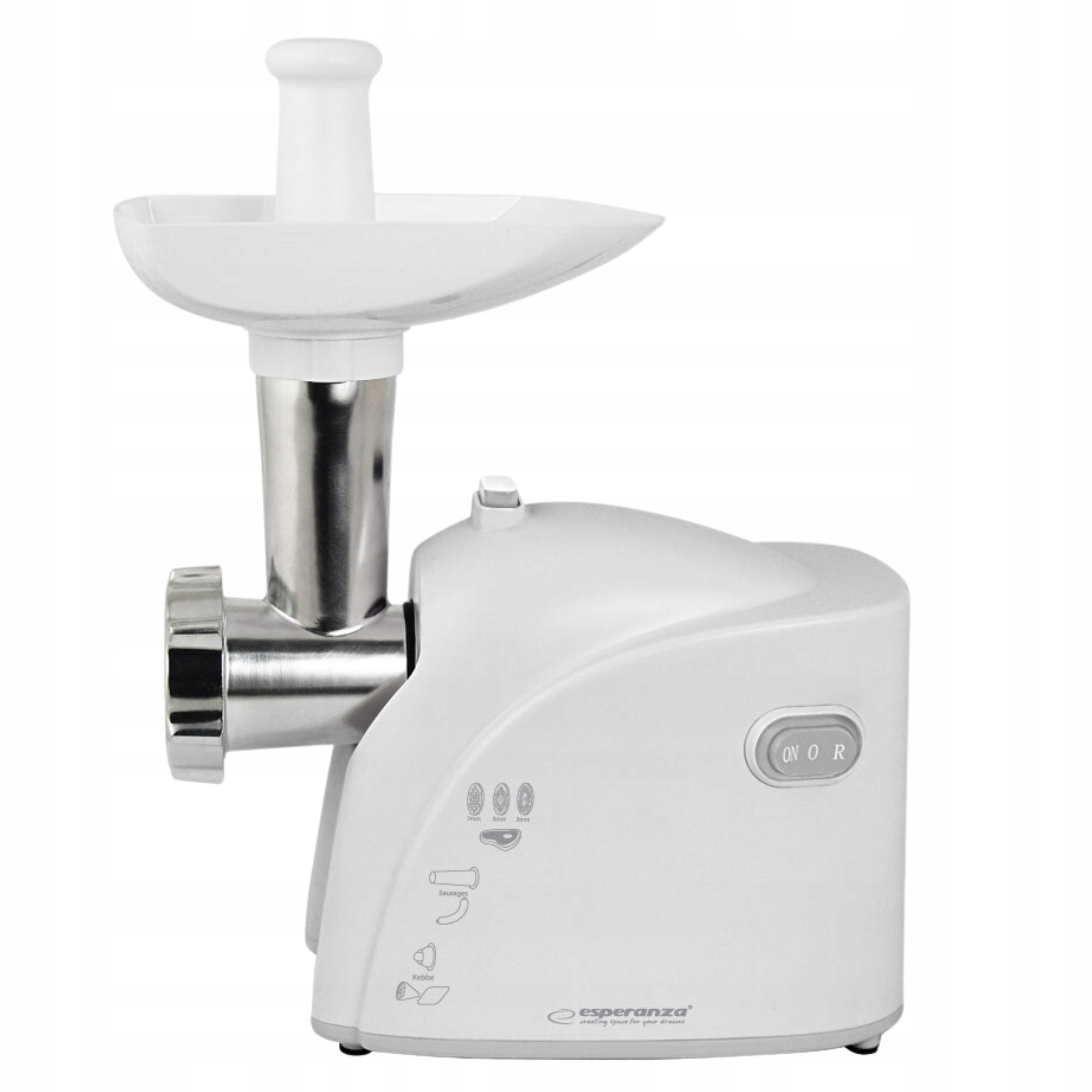 Maszynka Do Mielenia Mięsa MOCNA ELEKTRYCZNA 2200W + SITA Kolor dominujący biały