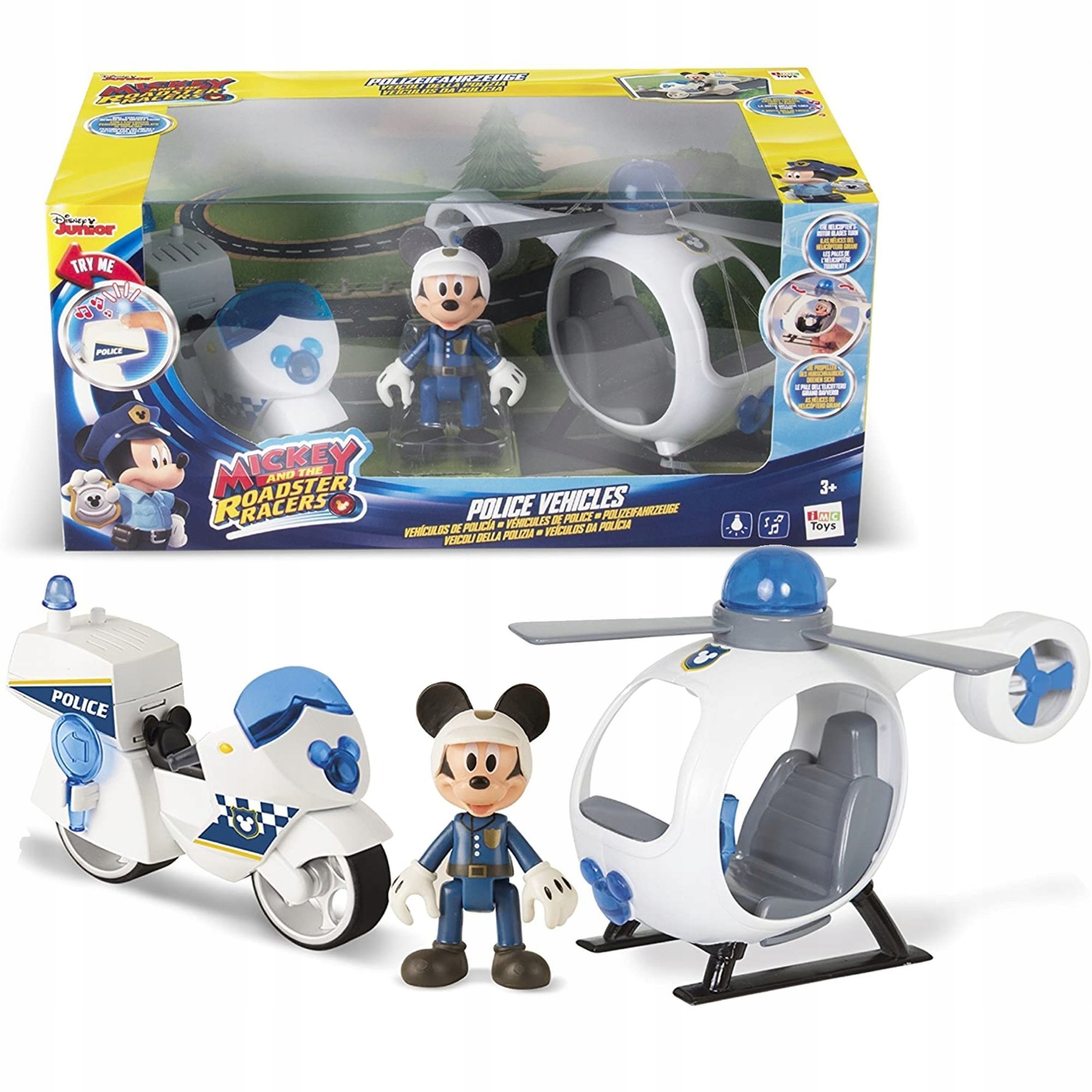 

Myszka Miki Helikopter Motor Policyjny Figurka