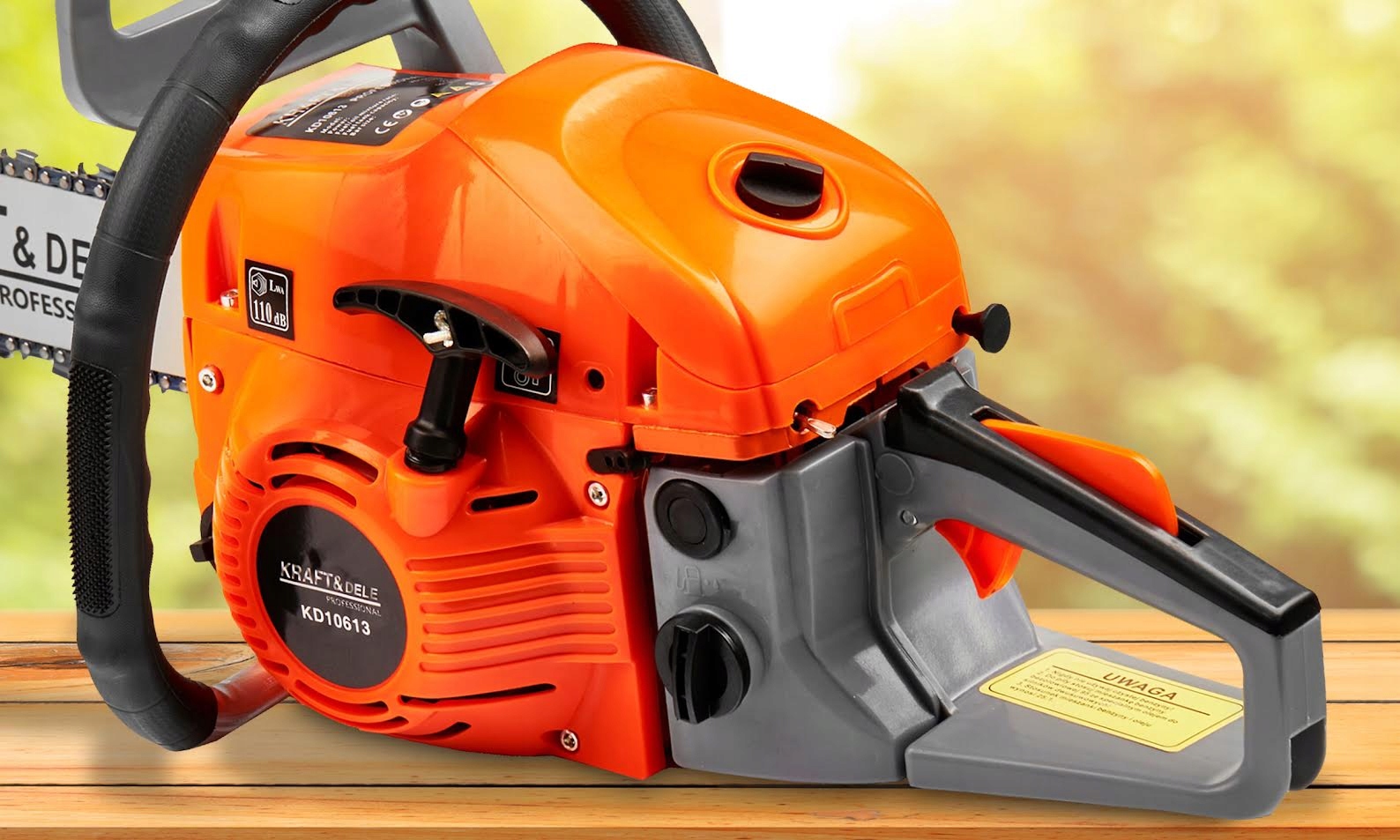 PIŁA SPALINOWA PILARKA ŁAŃCUCHOWA 5,9 KM 58CM3 2 X PROWADNICA 2 X ŁAŃCUCH Producent łańcucha Kraft&Dele