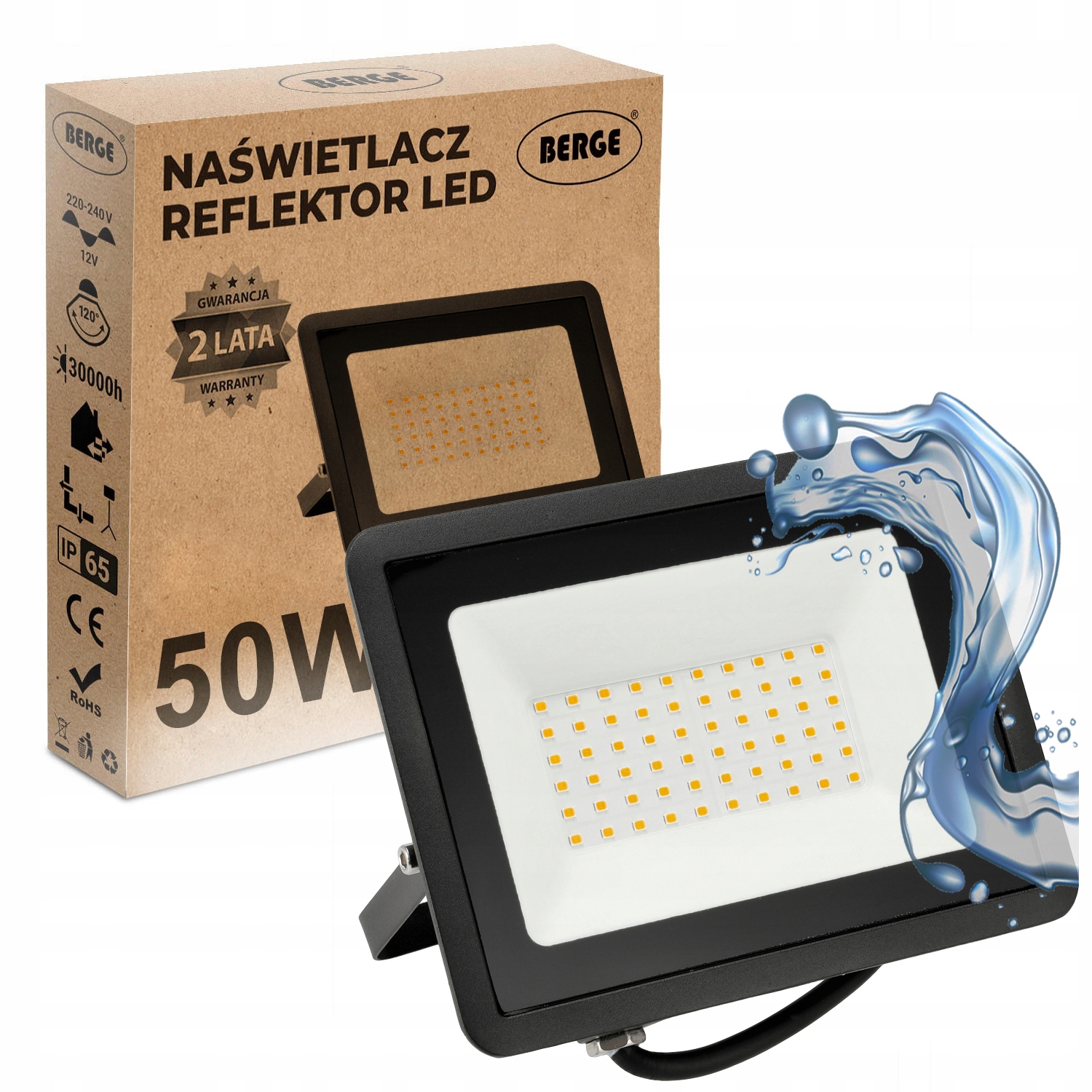 

Halogen Naświetlacz Led 50W 300W IP65 Premium