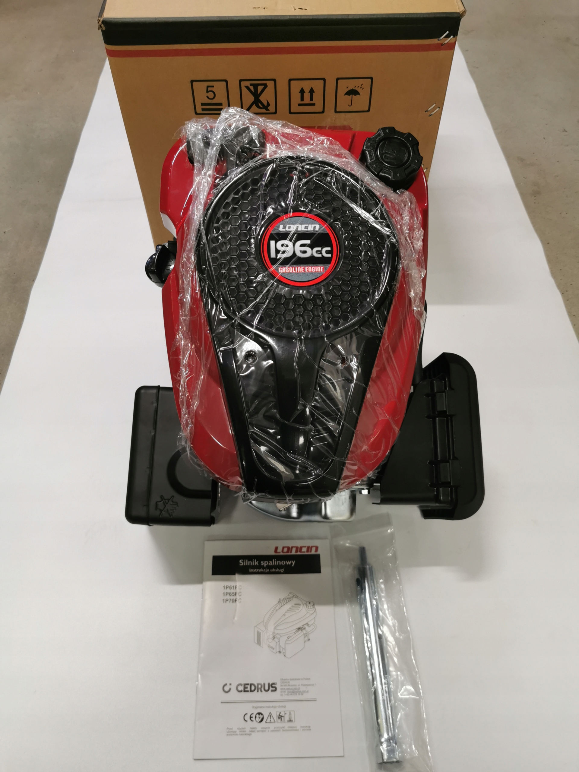 LC1P70FC-F LONCIN Silnik spalinowy 4-suwowy 196cm3 80/22mm filtr EAN (GTIN) 5906434185755