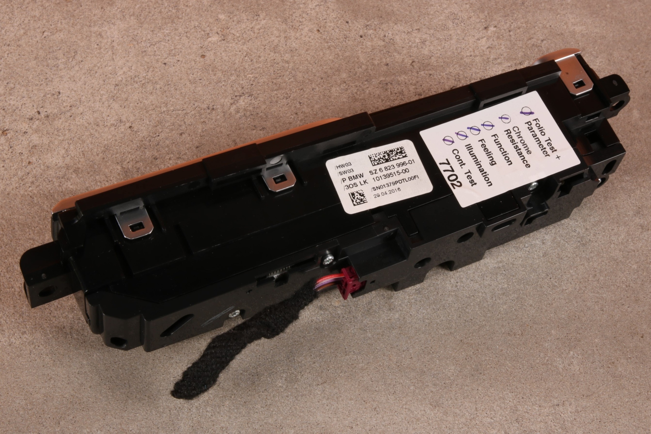 BMW 5' G30 G31 X3 G01 PANEL consolle medio Della sospensione PDC DTC 6823996