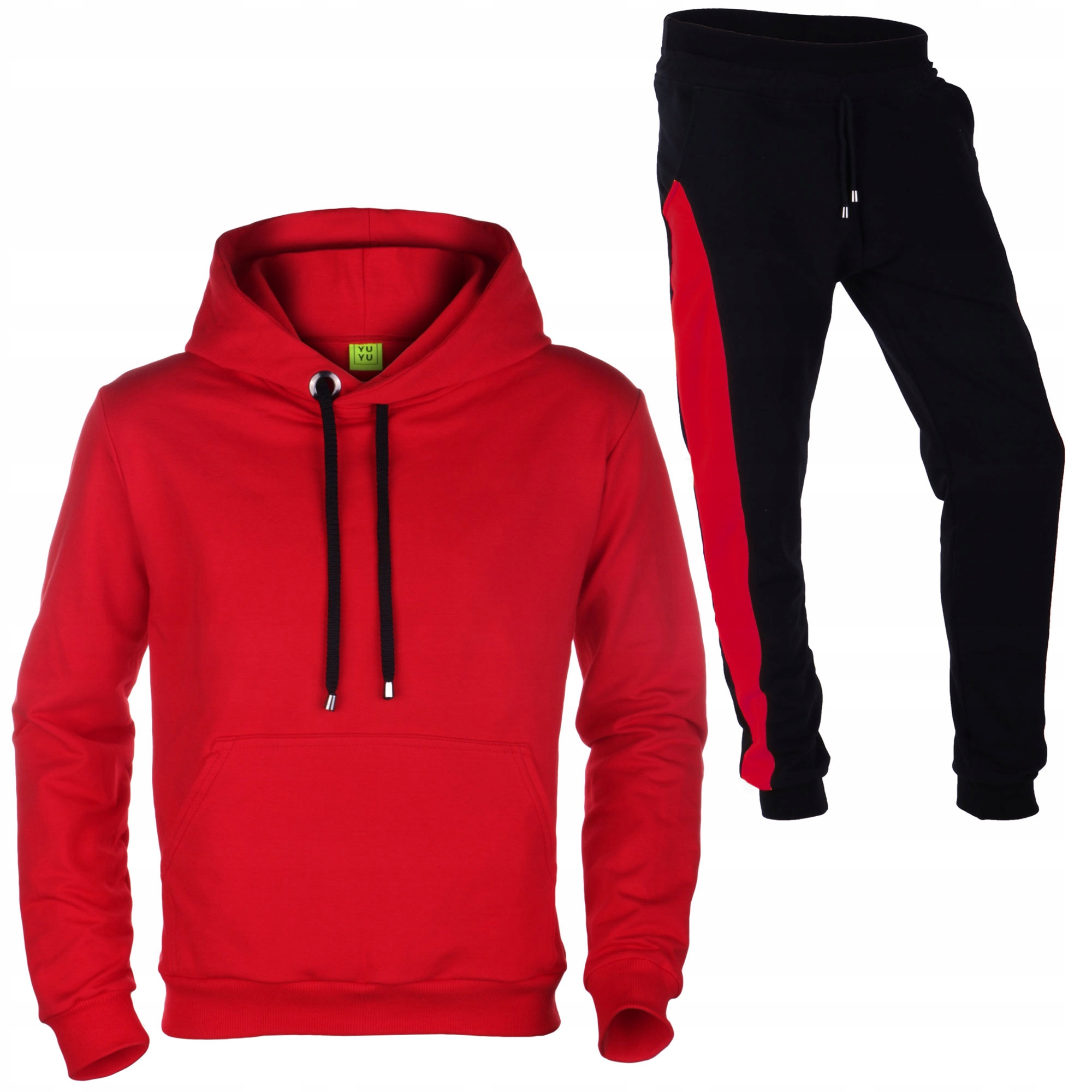 

Dres Bluza Kaptur Czerwona + Spodnie Sznurek 170