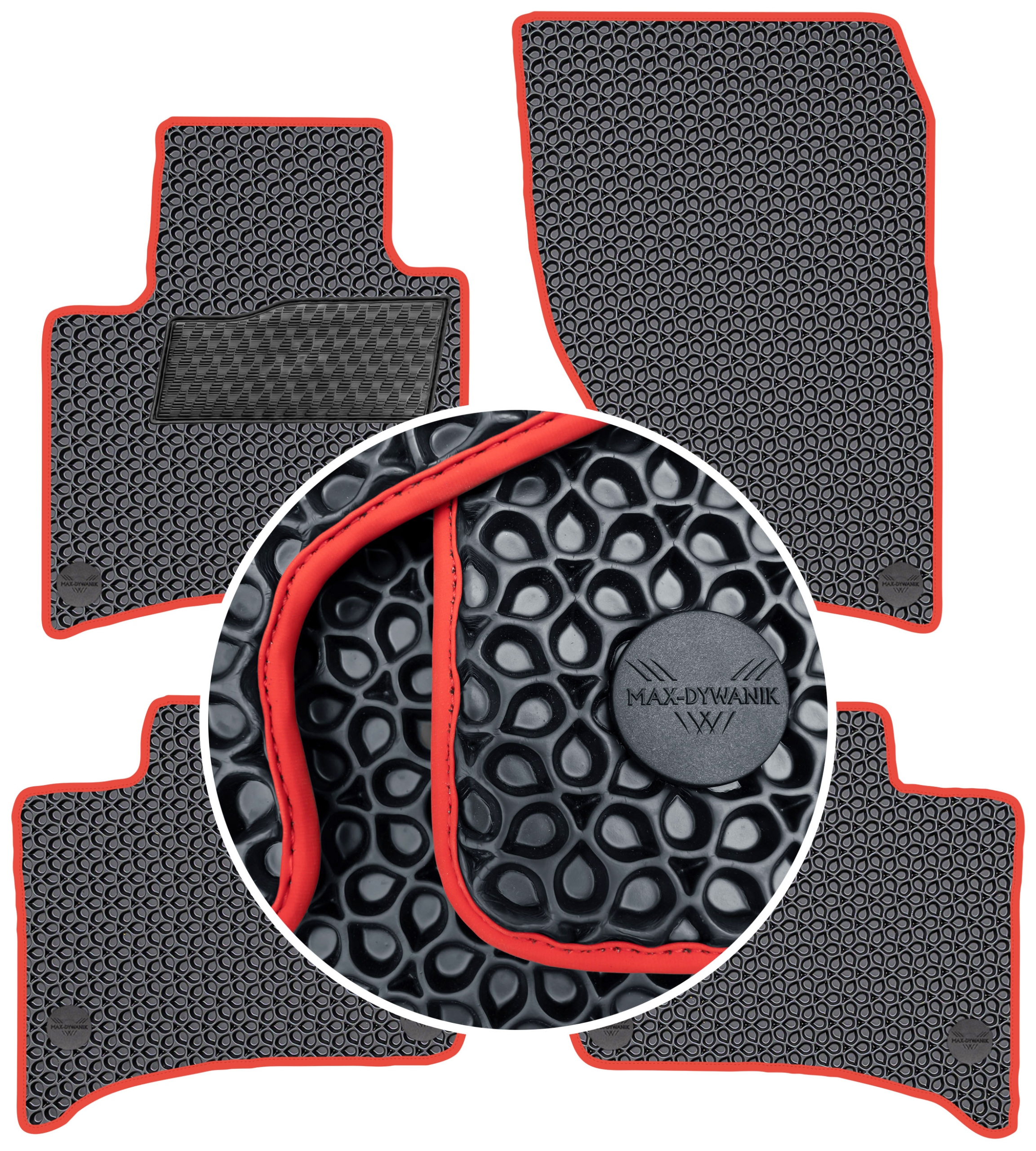 Vw Touareg II 2010-2017 Koberce Eva Černé