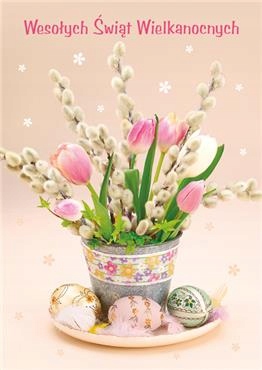 POCZTÓWKA KARTKA WIELKANOC ŚWIĘTA 9 SZT. Marka Pol-Mak