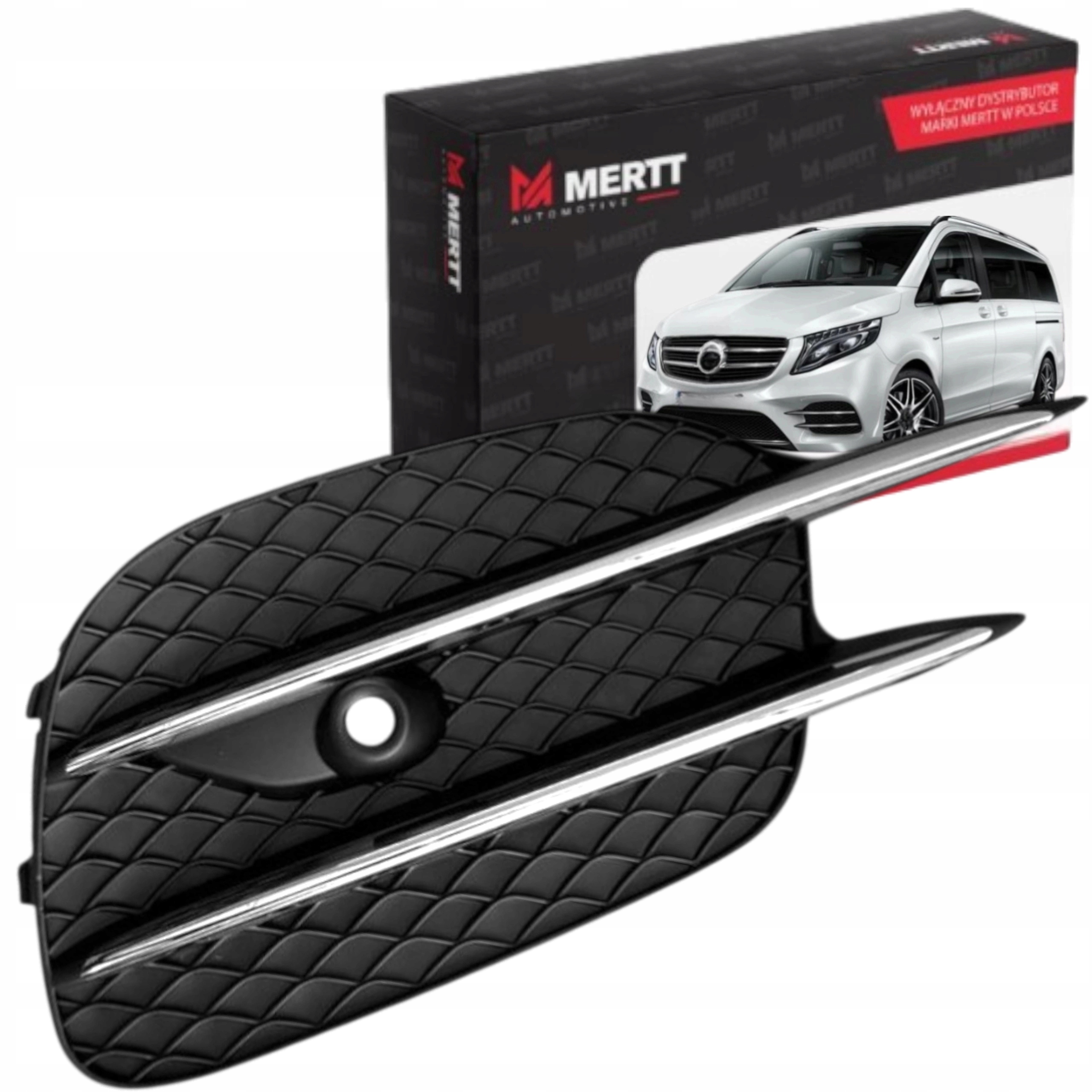 Mřížka nárazníku atrapa Pravá stříbrná Mercedes V-klasa W447 Amg 2014-2025
