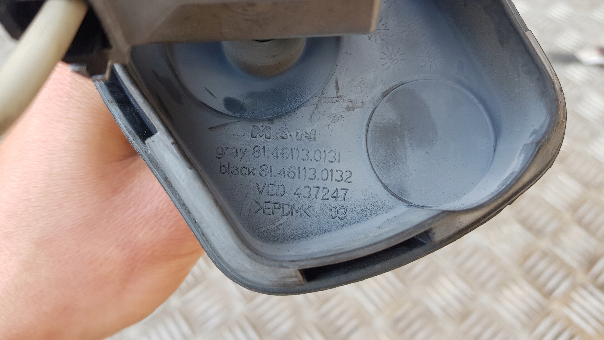 MAN TGX Schalter TEMPOOMATU MANETKA