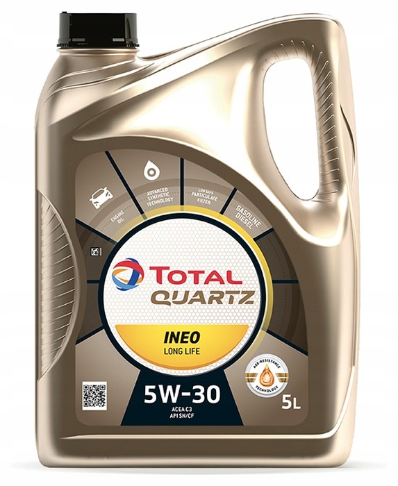 Olej Total Quartz 5W30 5L Ineo Longlife Sn Low Saps C3 229.51 504.00
